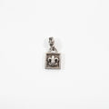 Chrome Hearts Silver Framed Fleur-De-Lis Pendant