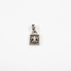 Chrome Hearts Silver Framed Fleur-De-Lis Pendant