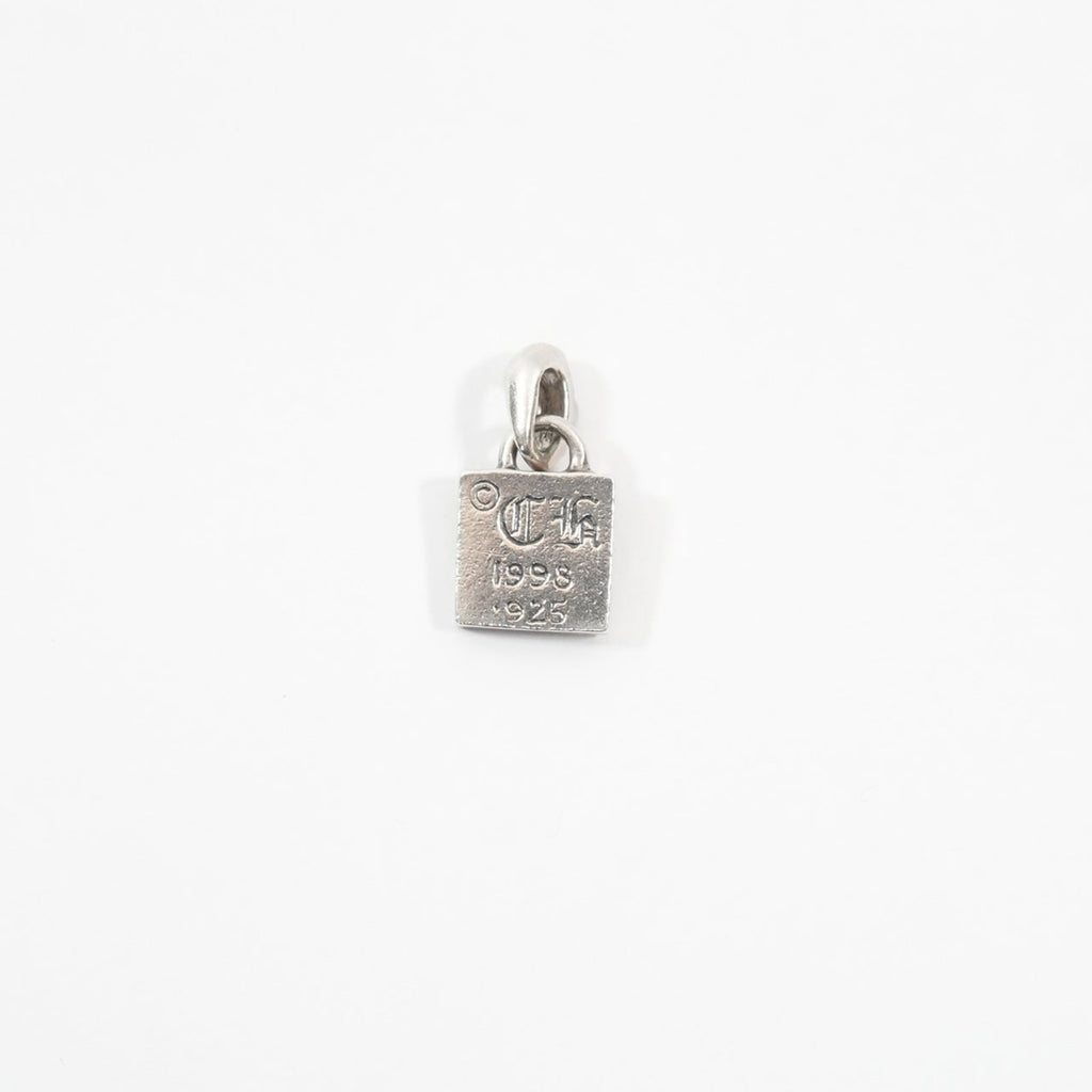 Chrome Hearts Silver Framed Fleur-De-Lis Pendant