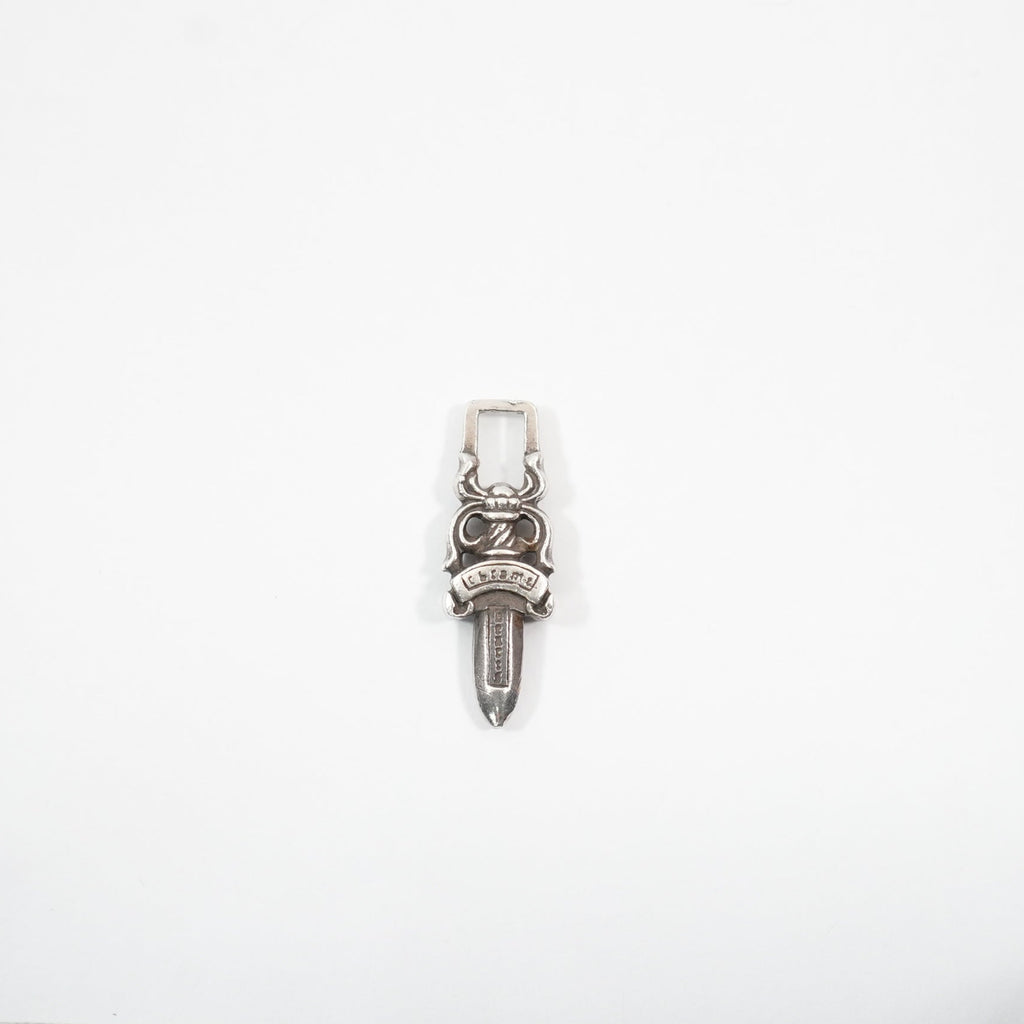 Chrome Hearts Silver Dagger Square Zipper Pull Pendant