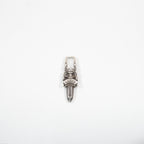 Chrome Hearts Silver Dagger Square Zipper Pull Pendant