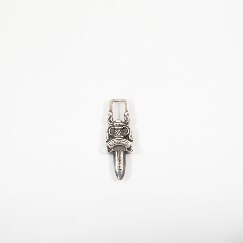 Chrome Hearts Silver Dagger Square Zipper Pull Pendant