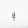 Chrome Hearts Silver Dagger Square Zipper Pull Pendant