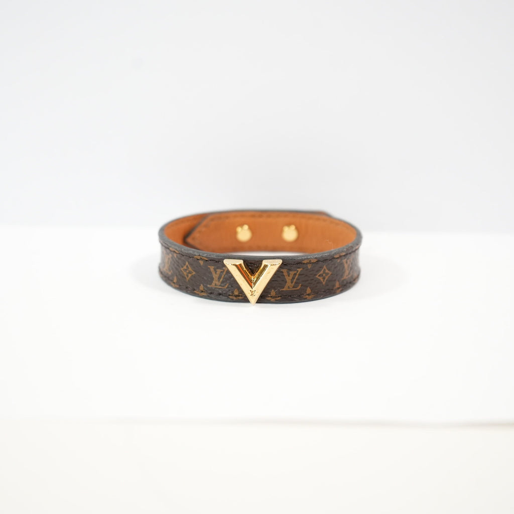 Louis Vuitton Essential V Bracelete in brown monogram