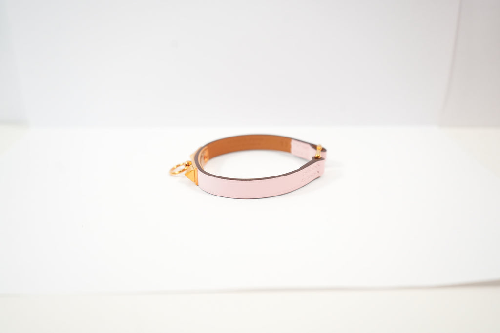 Hermes Mini Rivale Pink Bracelet, Full Set
