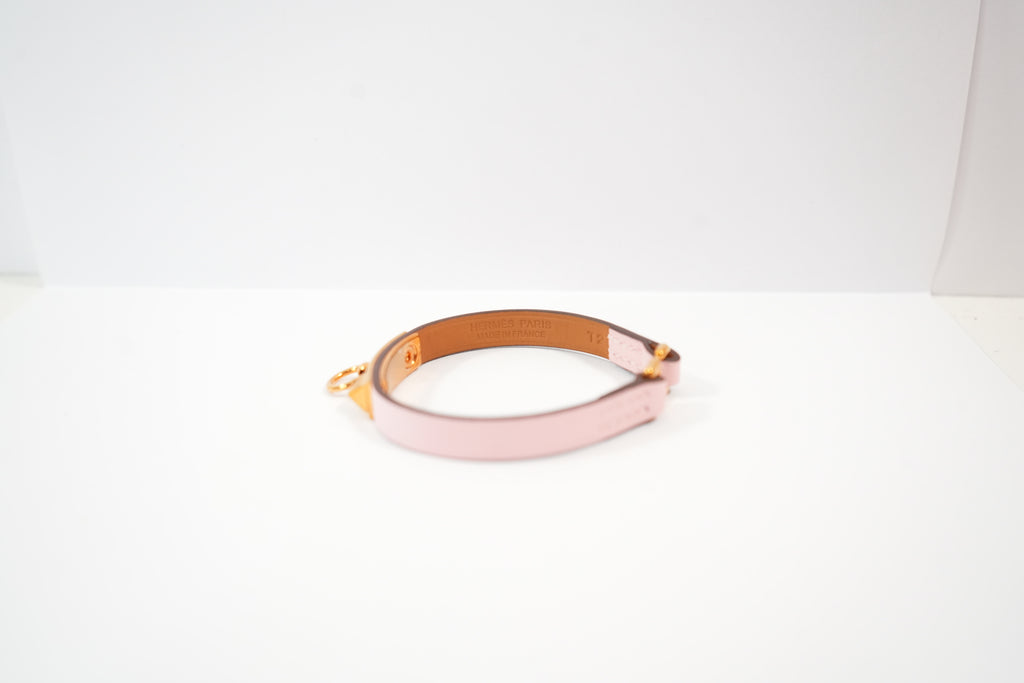 Hermes Mini Rivale Pink Bracelet, Full Set