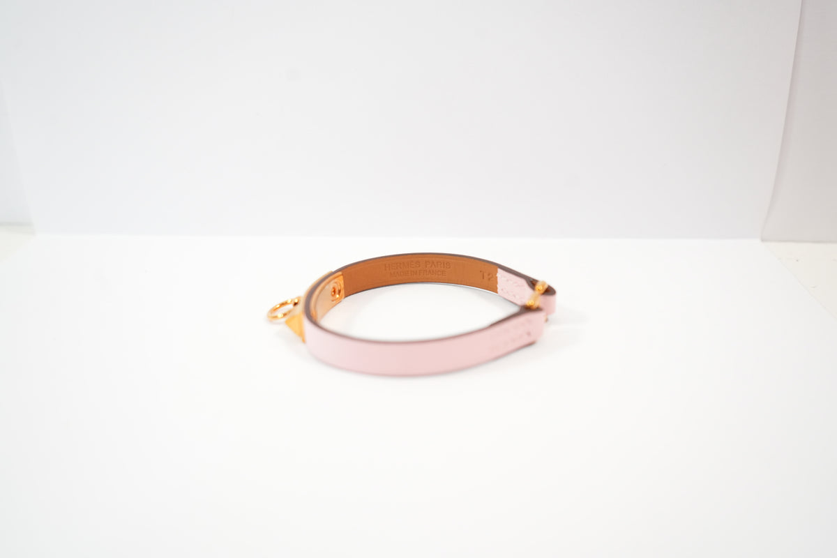 Hermes Mini Rivale Pink Bracelet, Full Set