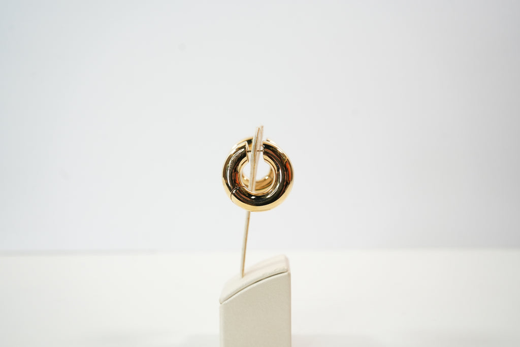 Saint Laurent Chunky gold hoop Earrings, full set