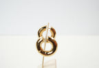 Saint Laurent Chunky gold hoop Earrings, full set