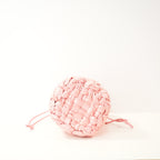Bottega Veneta Kalimero Pink Woven Bucket Bag w/ dust bag