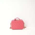 Chanel Caviar Quilted Small CC Filigree Vanity Case (dust bag)