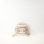 Chanel CC Mania Vanity Case Tweed with Lambskin