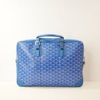 Goyard Maison Ambassade Briefcase In Blue (Dustbag)