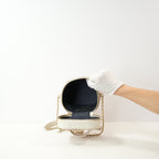 Chanel CC Mania Vanity Case Tweed with Lambskin