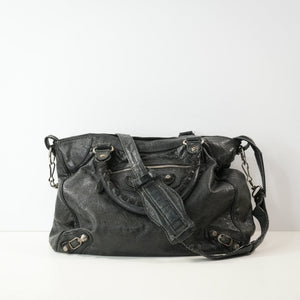 Balenciaga Black City Crossbody Bag