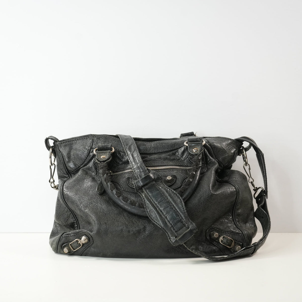Balenciaga Black City Crossbody Bag