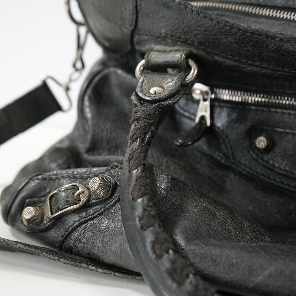 Balenciaga Black City Crossbody Bag