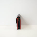 Louis Vuitton Vavin WOC in Navy with Red Highlights, Full Set