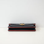 Louis Vuitton Vavin WOC in Navy with Red Highlights, Full Set