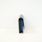 Gucci Dollar Blue Calfskin Interlocking G Wallet On Chain Gold Hardware