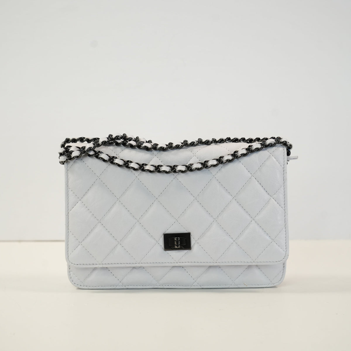 Chanel Aged Calfskin Reissue White WOC