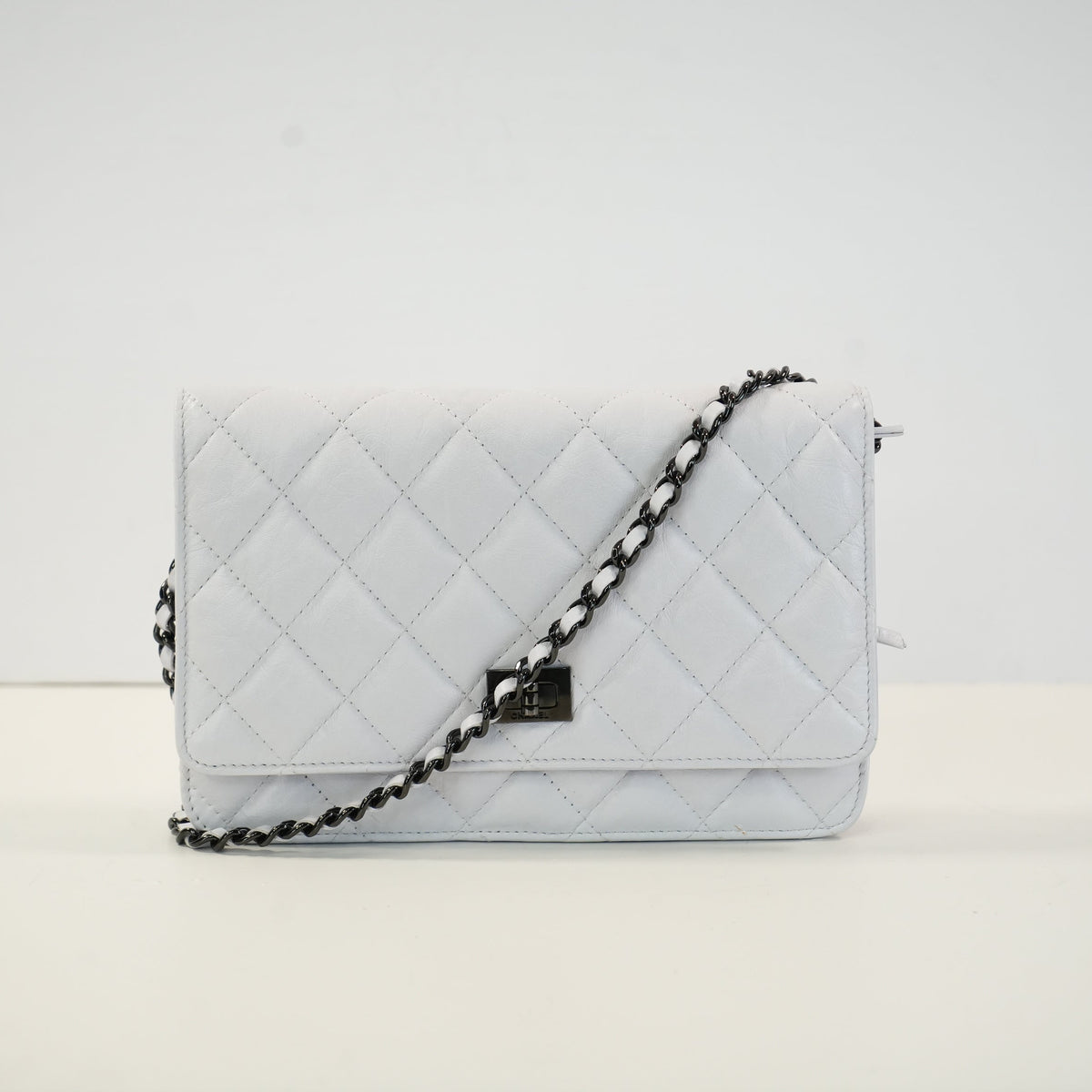 Chanel Aged Calfskin Reissue White WOC