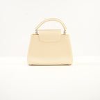 Louis Vuitton Taurillon Mechanical Flowers Capuchines BB in Dune W/Dustbag