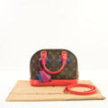 Louis Vuitton Monogram, Flamingo Pink Totem Alma BB W/Dustbag And Strap