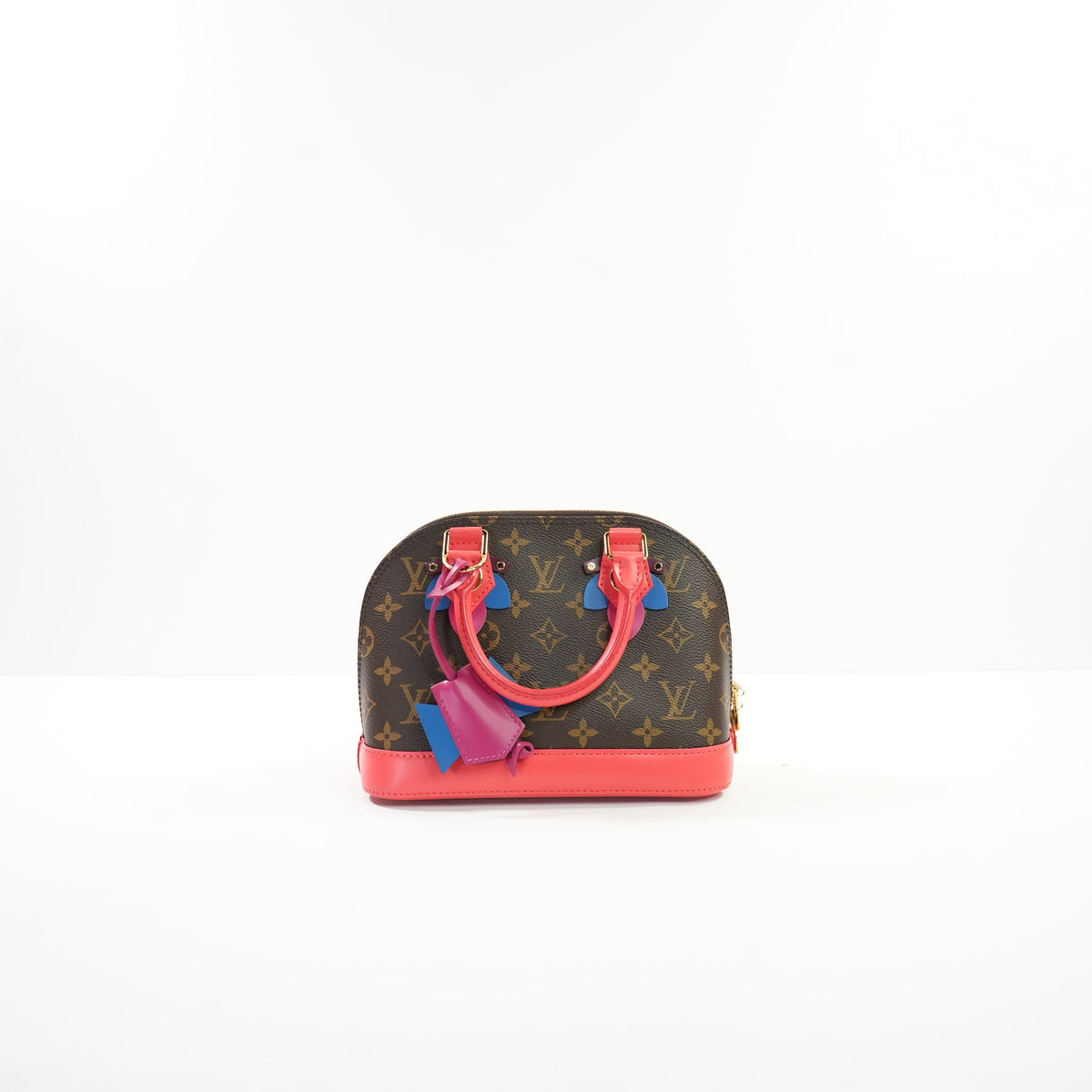 Louis Vuitton Monogram, Flamingo Pink Totem Alma BB W/Dustbag And Strap