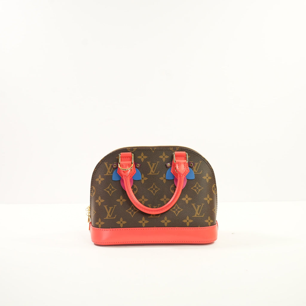 Louis Vuitton Monogram, Flamingo Pink Totem Alma BB W/Dustbag And Strap