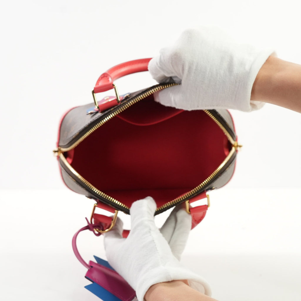 Louis Vuitton Monogram, Flamingo Pink Totem Alma BB W/Dustbag And Strap