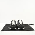 Chanel Black Nylon & Suede Athletic Sneakers With Dustbag And Spare Laces 38 1/2