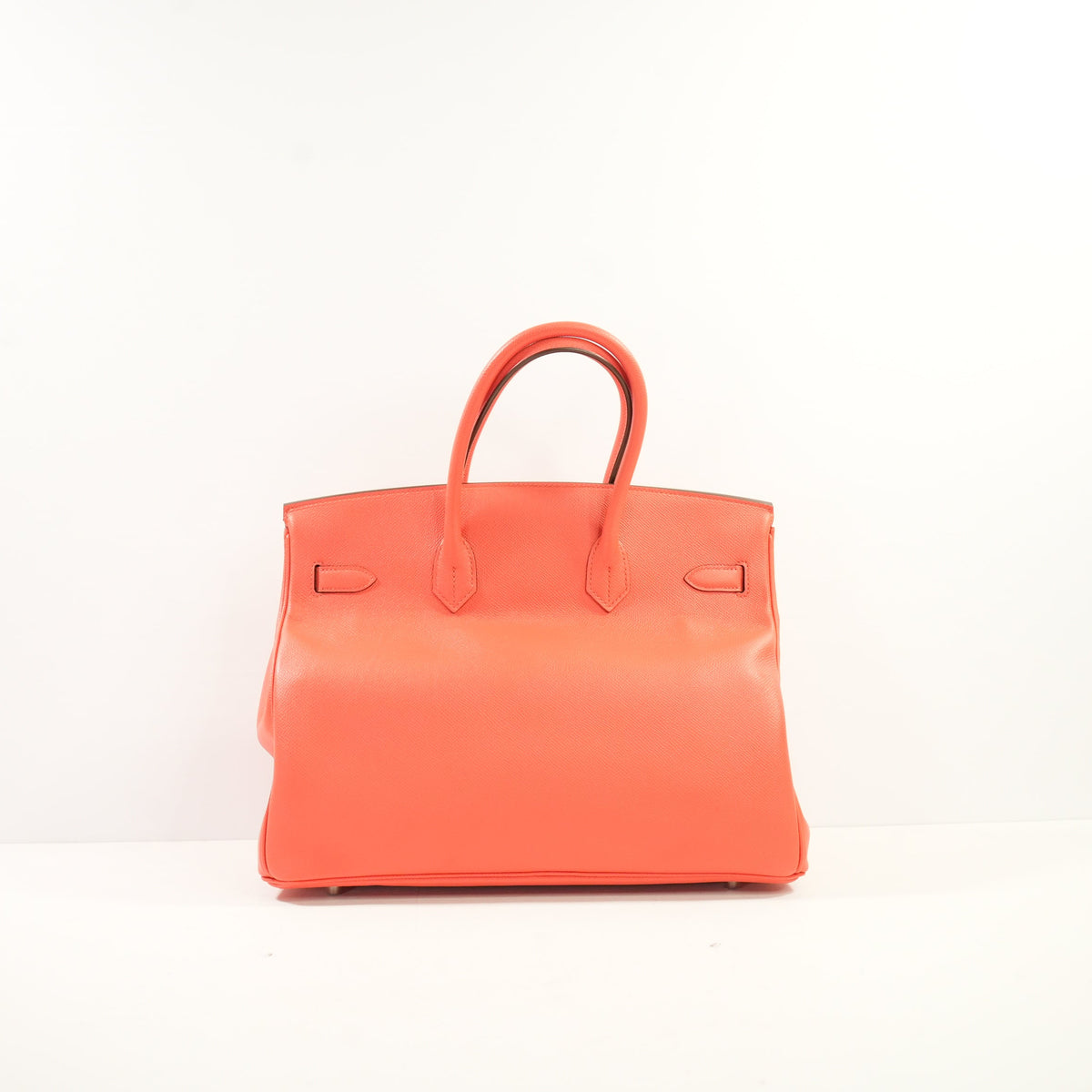 Hermes Birkin 35 Rose Jaipur Epsom Leather Palladium Hardware, Full Set