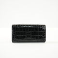 Balcenciaga Hourglass Continental Black Wallet