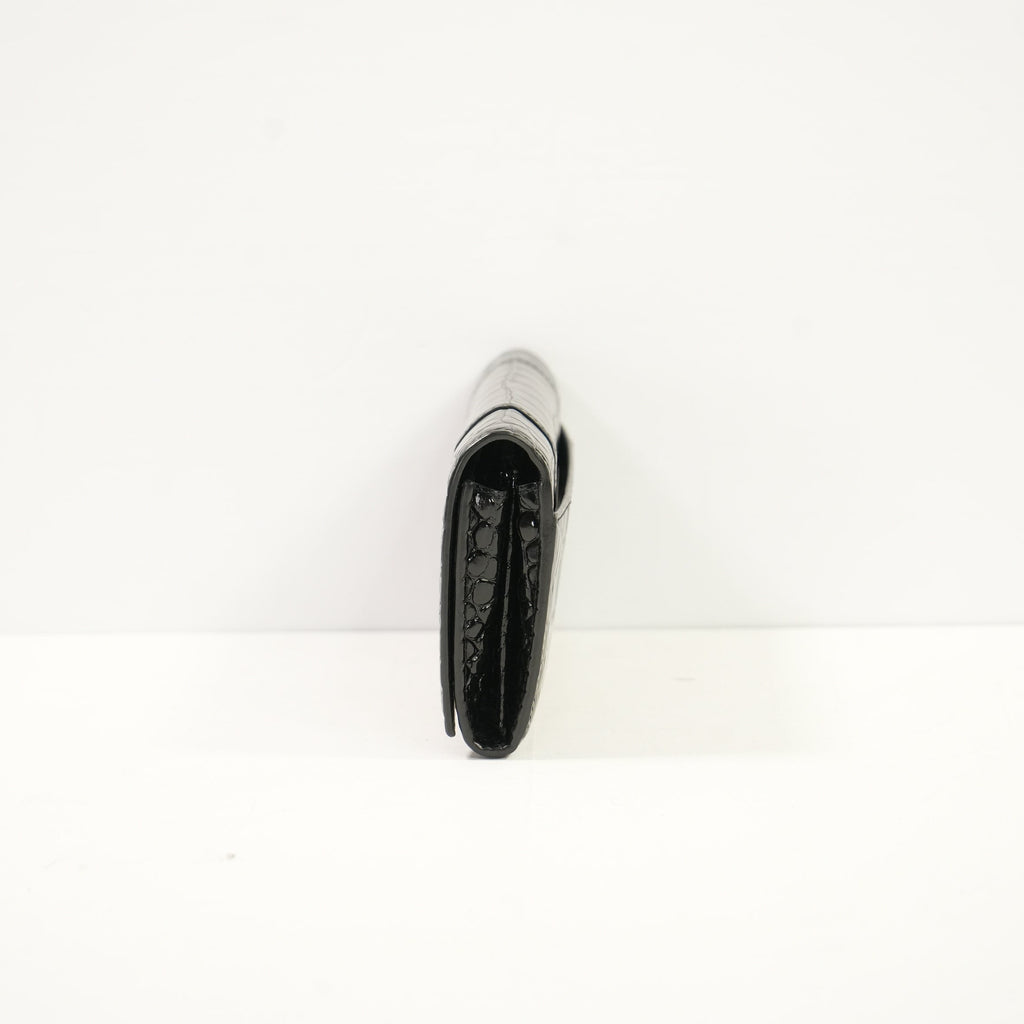 Balcenciaga Hourglass Continental Black Wallet
