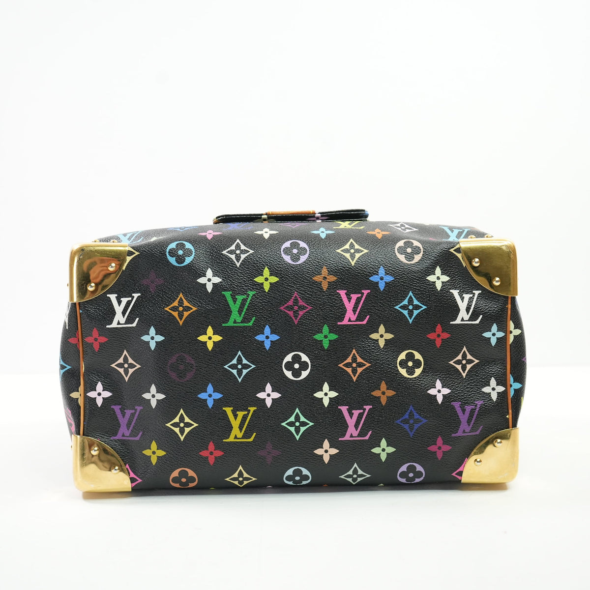 Louis Vuitton Monogram Black Multicolor Takashi  Murakami Speedy 30