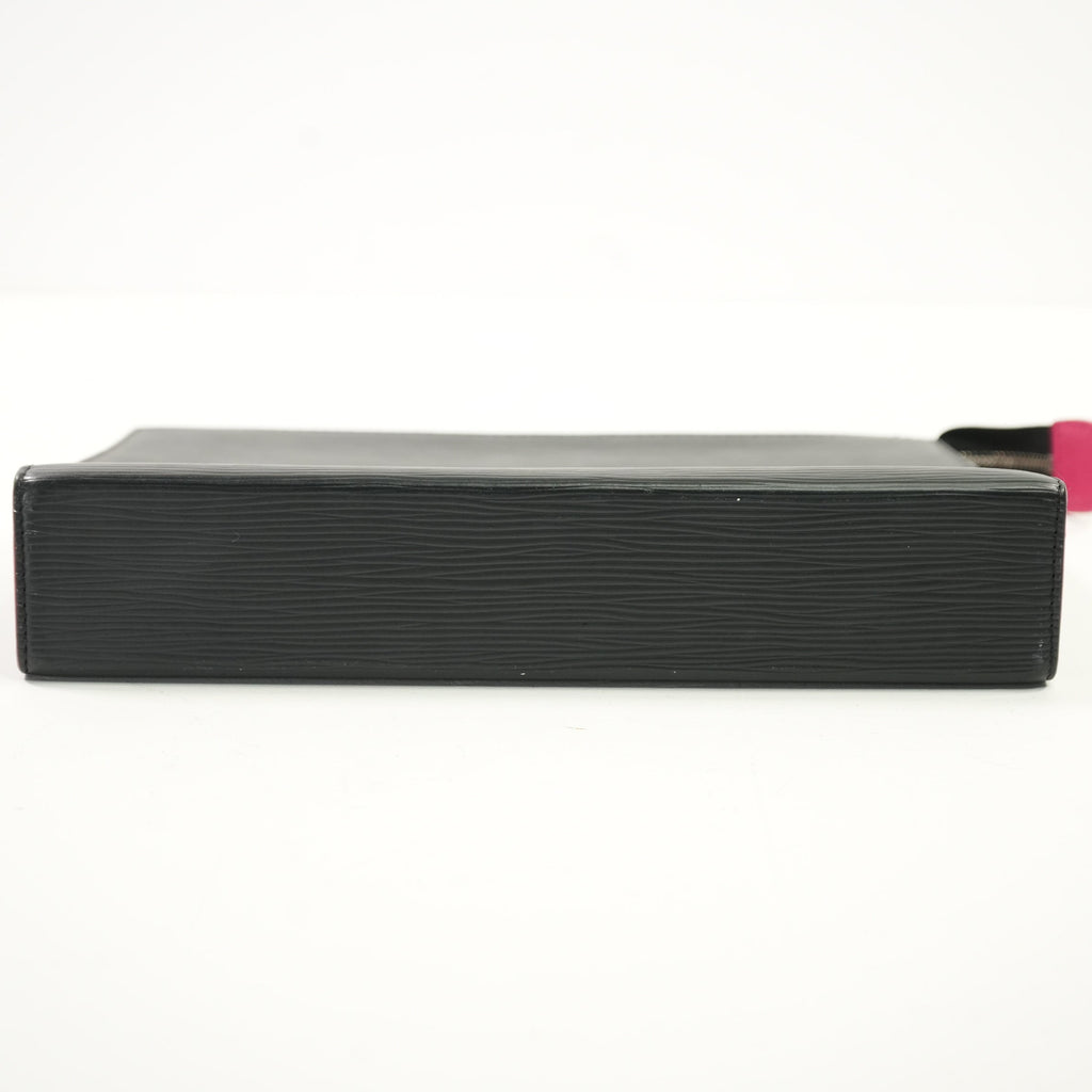 Louis Vuitton Black Epi Leather Clutch