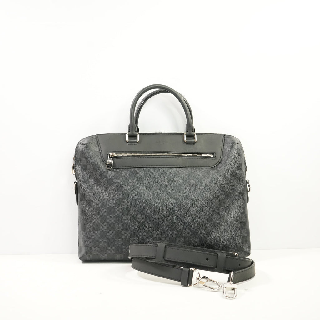 Louis Vuitton Damier Graphite "Porte-Documentss Jour" Briefcase (full set)