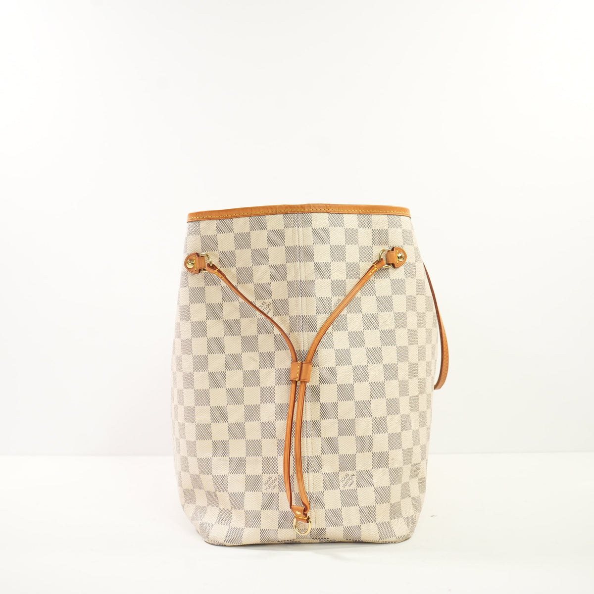 Louis Vuitton Damier Azur Neverfull Tote Bag (GM) (full set)
