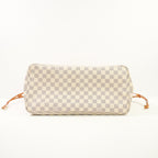 Louis Vuitton Damier Azur Neverfull Tote Bag (GM) (full set)