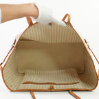 Louis Vuitton Damier Azur Neverfull Tote Bag (GM) (full set)
