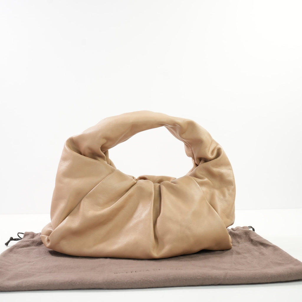 Bottega Venetta Beige The Shoulder Pouch Bag W/ Dust Bag