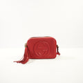 Gucci Soho Red Disco Bag W/Dustbag