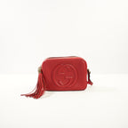 Gucci Soho Red Disco Bag W/Dustbag