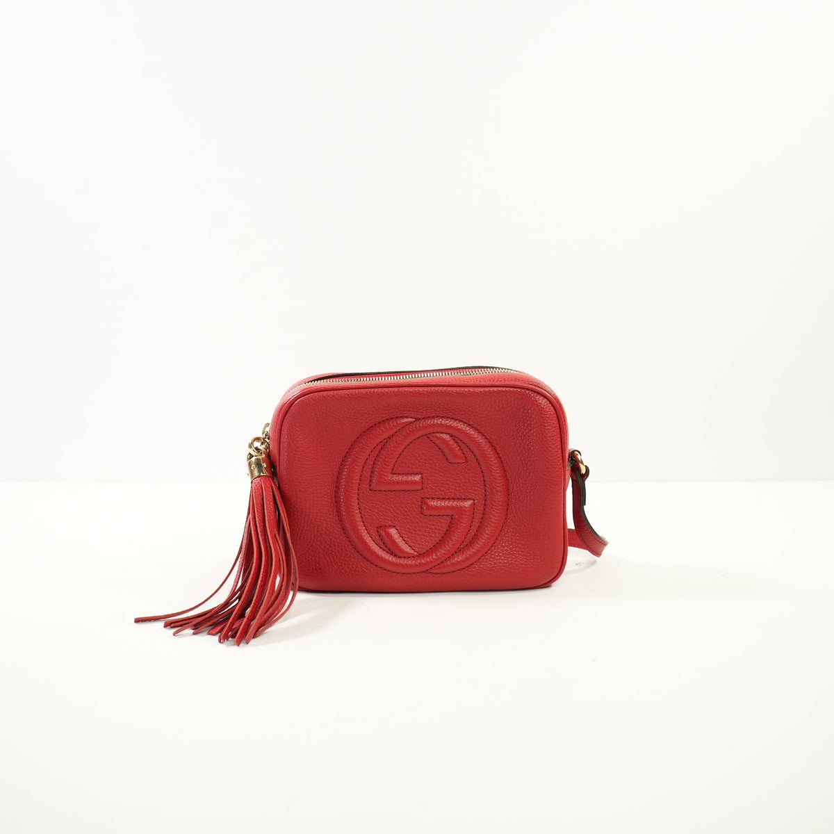 Gucci Soho Red Disco Bag W/Dustbag