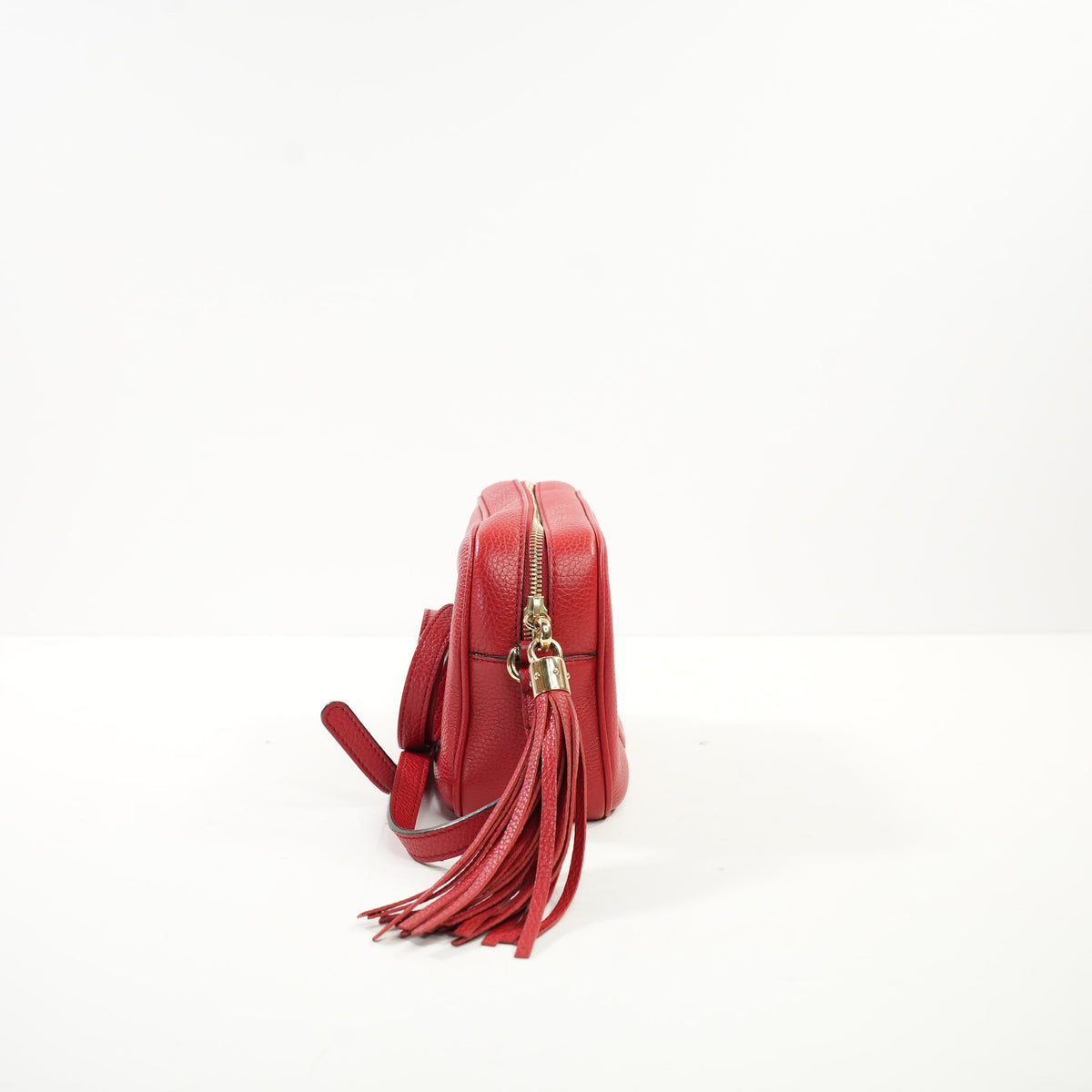 Gucci Soho Red Disco Bag W/Dustbag