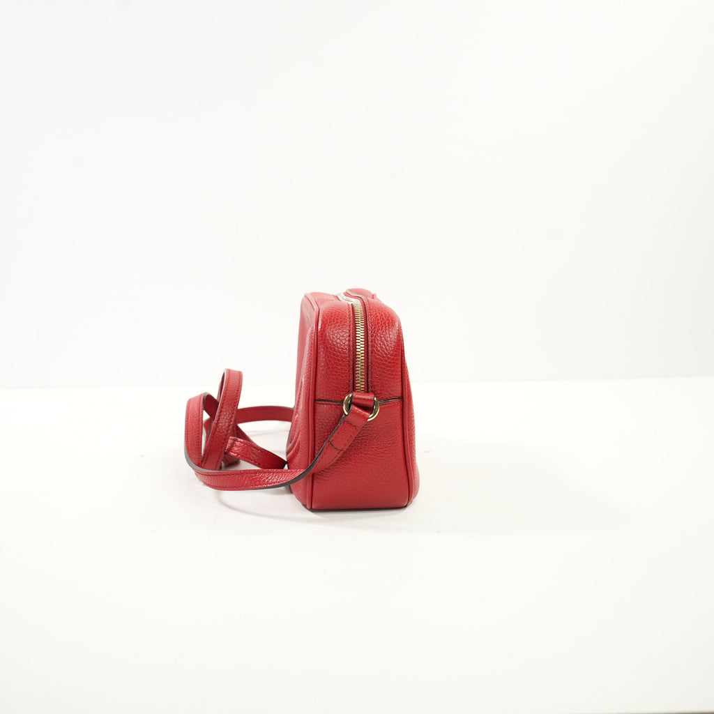 Gucci Soho Red Disco Bag W/Dustbag