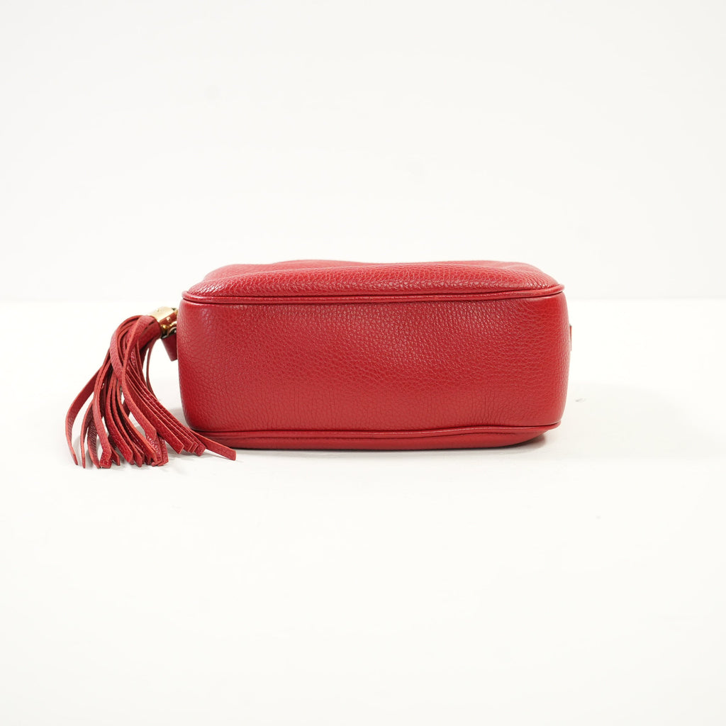 Gucci Soho Red Disco Bag W/Dustbag