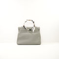 Hermes Gris Mouette Kelly 35 Retourne (Dustbag,Lock,Strap)