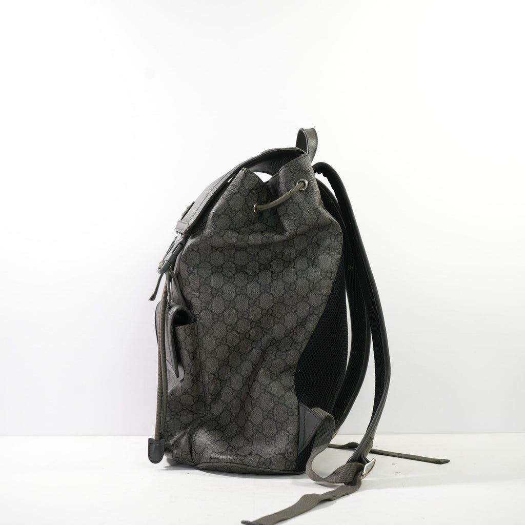 Gucci Ophidia Large GG Grey Backpack